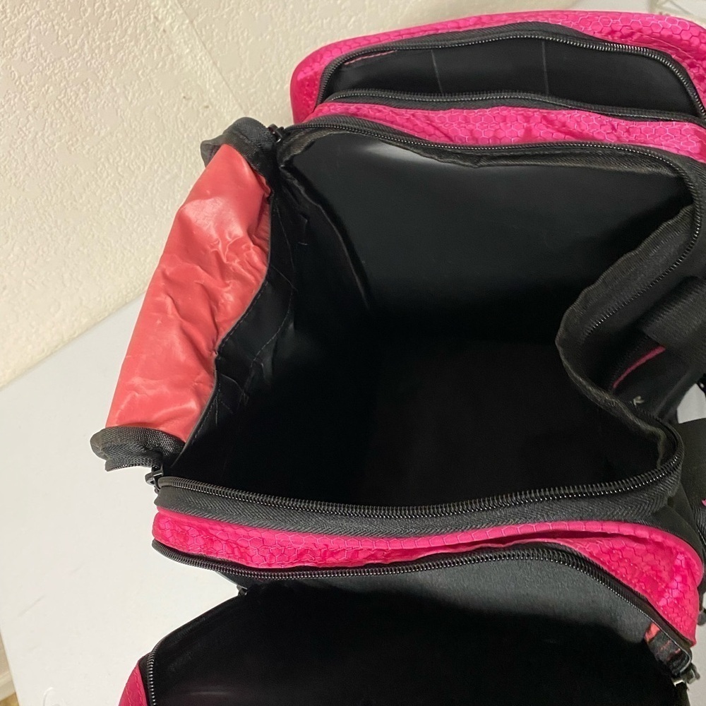 Pink and Black Women's Bowling Ball Bag - Picture 7 of 9